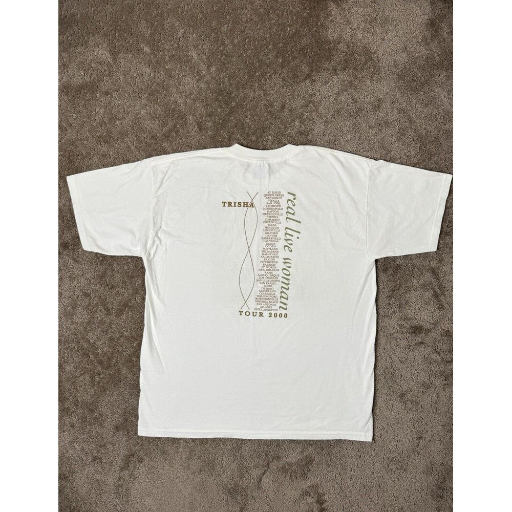 Vintage Mens Tshitr Country Trisha‎ Yearwood 2000 tour t shirt, Music Size XL - Picture 5 of 13
